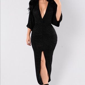 Fashion Nova sparkle long night dress